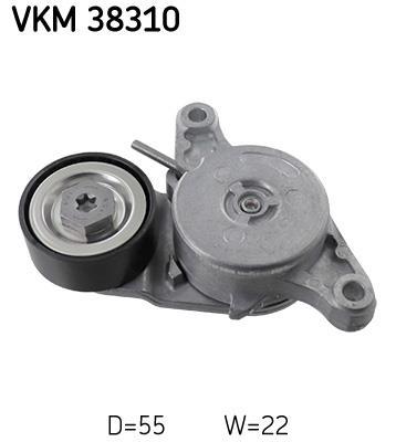 Rolo tensor da correia trapezoidal estriada SKF ref. VKM 38310